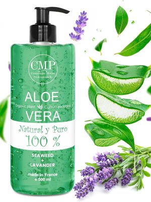 Aloe Vera Puro · Gel Bálsamo Reparador con Lavanda Aloe Vera Puro · Gel Bálsamo Reparador con Lavanda