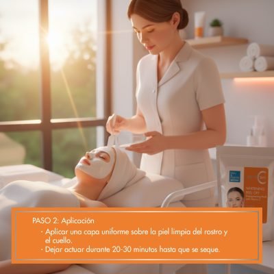 Aplicacion EnergyCsime Mascarilla Peel Off Despigmentante Aclaradora Vitamina C Aplicacion EnergyCsime Mascarilla Peel Off Despigmentante Aclaradora Vitamina C