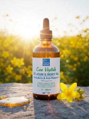 Cure Végétale Aceite de Hipérico Anti Acné Anti Rosácea Hidratante Antiinflamatorio Anti Estrías 100ml (ref.701)