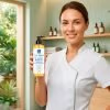 Esteticista spa clínica cabina aceite hipérico tratamiento profesional Esteticista spa clínica cabina aceite hipérico tratamiento profesional