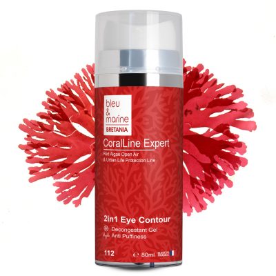 Gel-2en1-80ml-Contorno-de-ojos-antibolsas-algas-silicio-CoralLine-112 gel contorno de ojos anti bolsas algas rojas
