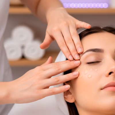 Masaje facial contorno ojos antibolsas tratamiento profesional aloe vera Masaje facial contorno ojos antibolsas tratamiento profesional aloe vera