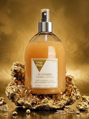 Oligo Elixir Revita Gold Loción Tonica de Oro Activo pH natural (ref. OE102) 500ml Oligo Elixir Revita Gold Loción Tonica de Oro Activo pH natural (ref. OE102) 500ml