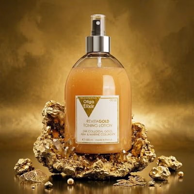 Oligo Elixir Revita Gold Loción Tonica de Oro Activo pH natural (ref. OE102) 500ml Oligo Elixir Revita Gold Loción Tonica de Oro Activo pH natural (ref. OE102) 500ml