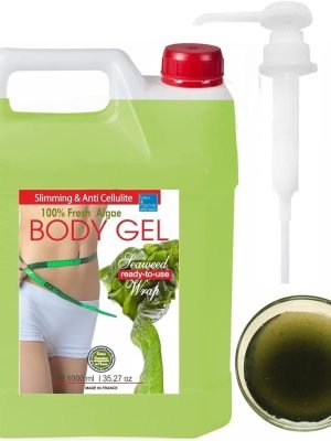 Start Silhouette Gel de Algas Envoltura sin ducha 1000 ml Anti Cellulite and Slimming Algae Gel, Firming and Reducing Body Wrap, Anti-Cellulite Treatment with Apparatus, in Cabin and Home, Firming Body Wrap, 1000 ml