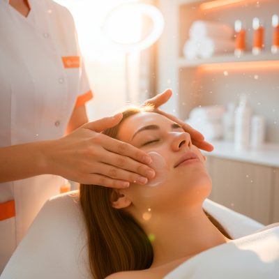 Tratamiento profesional masaje rostro uniforme brillante cabina crema blanqueadora EnergyCsime AHAs Vitamina C