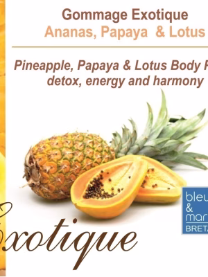 mermelada exfoliante corporal piña y papaya - exfoliante profesional